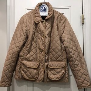 Slim Fit Criss Cross Puffer